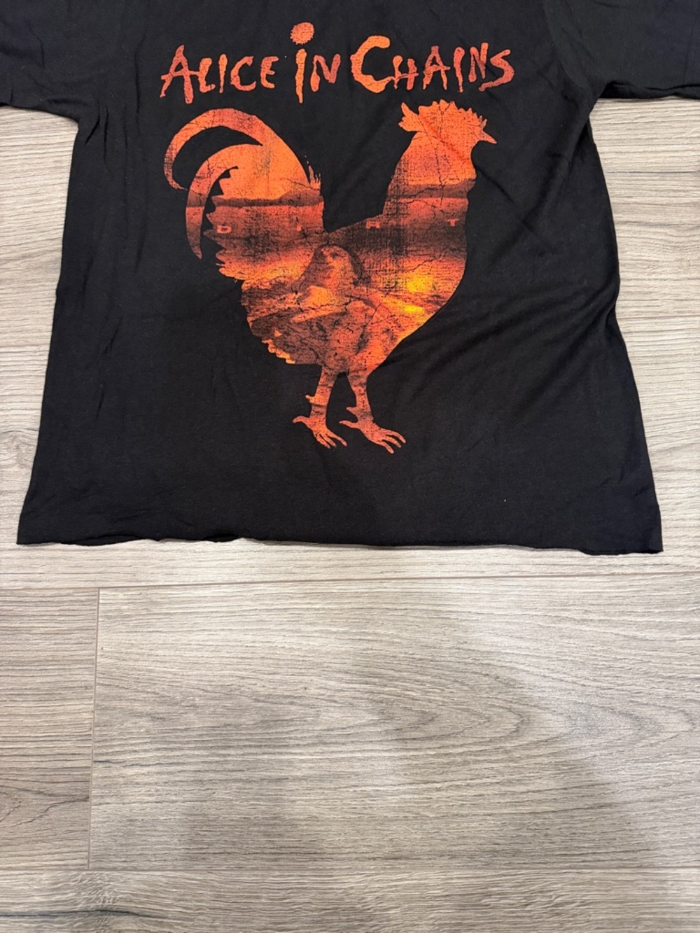 Custom Alice In Chains Roster Cropped Band Tee Women’s Size Small - Picture 3 of 4